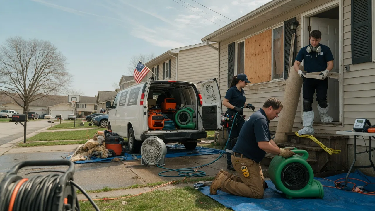 Water Damage Restoration in Dana, IA near me